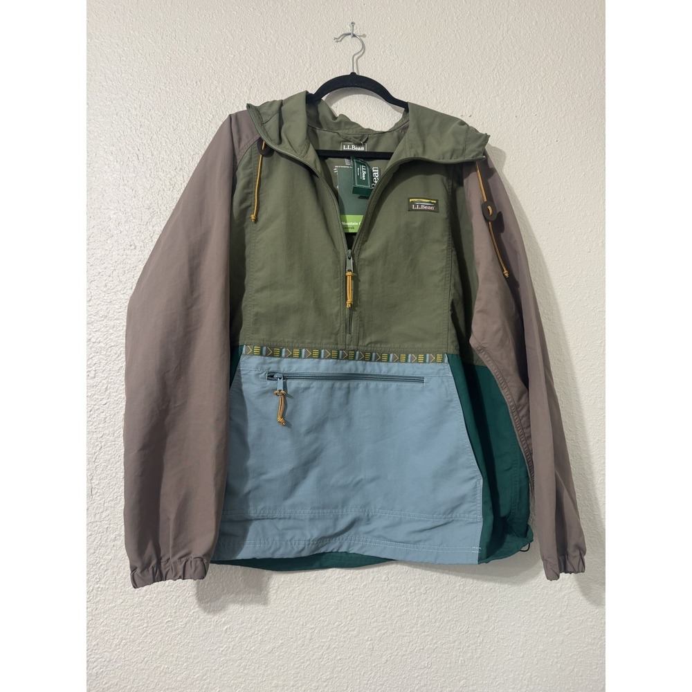 ll bean womens anorak jacket Xl Granola Girl Outdoor Aztec New